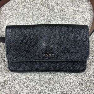 DKNY Pebbled Leather Belt Bag